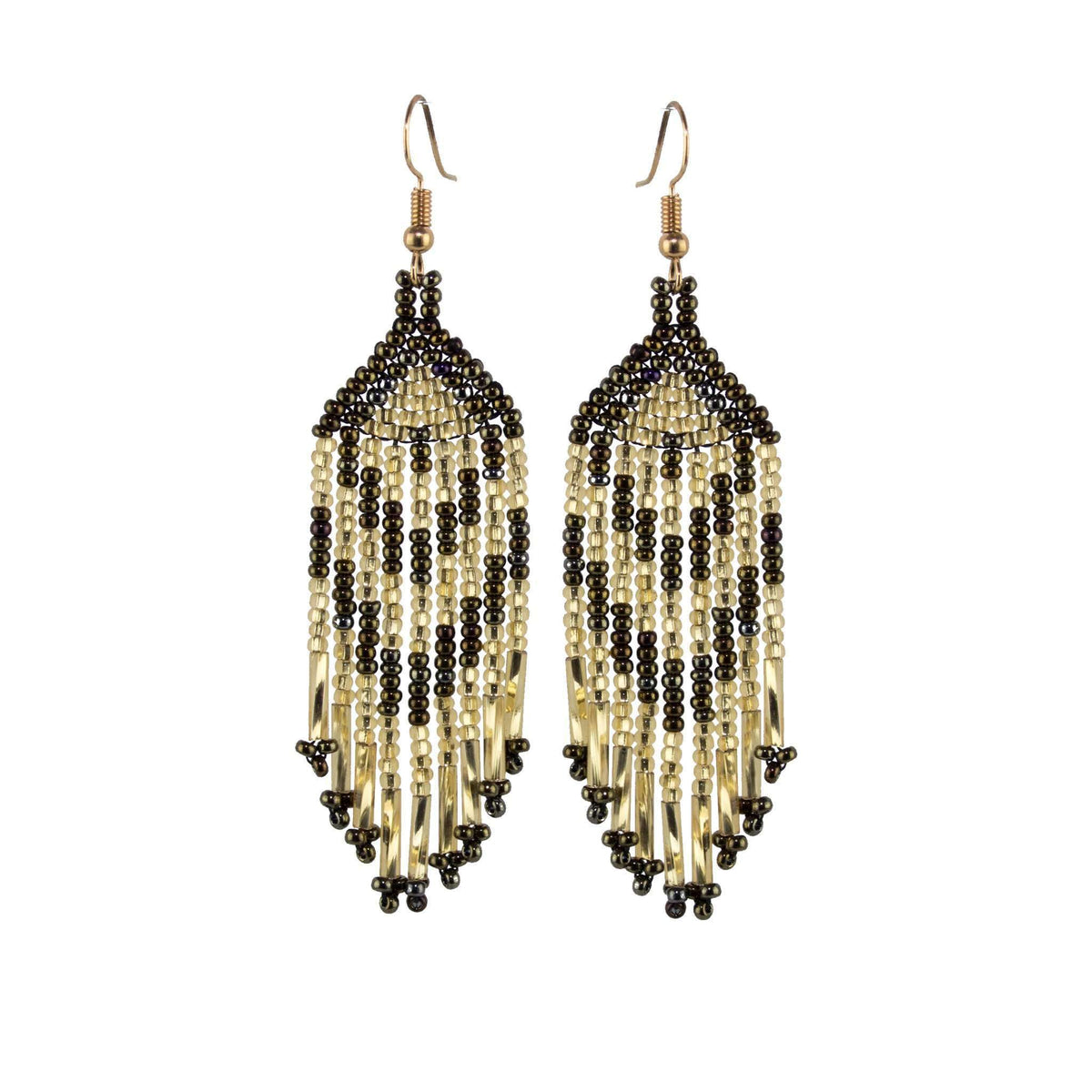 Papagayo Earrings in Bronze