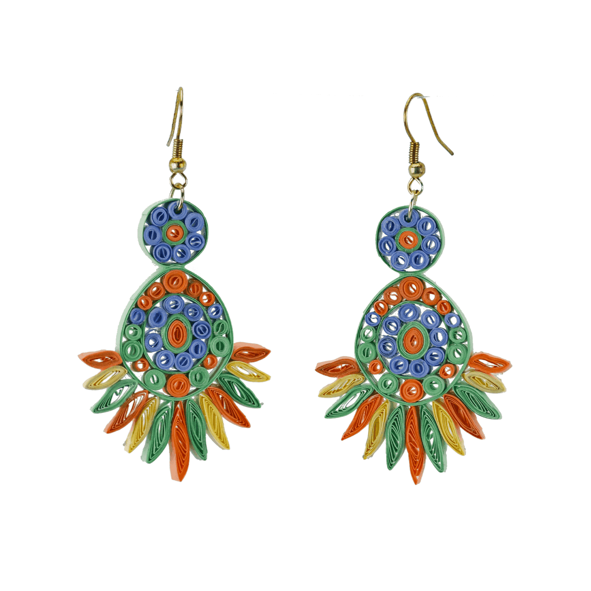 Beth Quilled Earrings - Josephine Alexander Collective