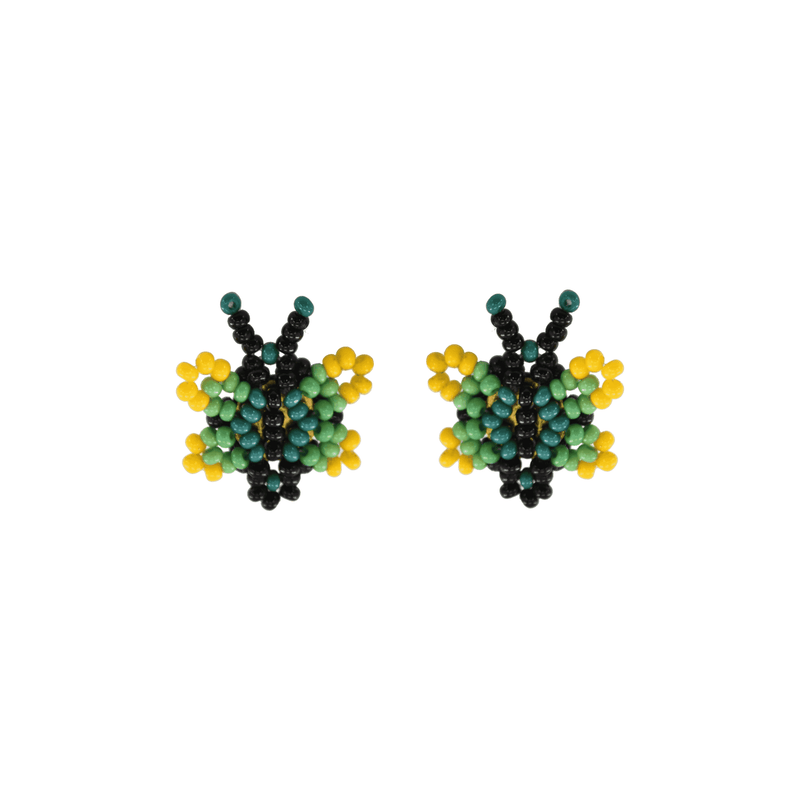 Butterfly Beaded Earrings - Josephine Alexander Collective