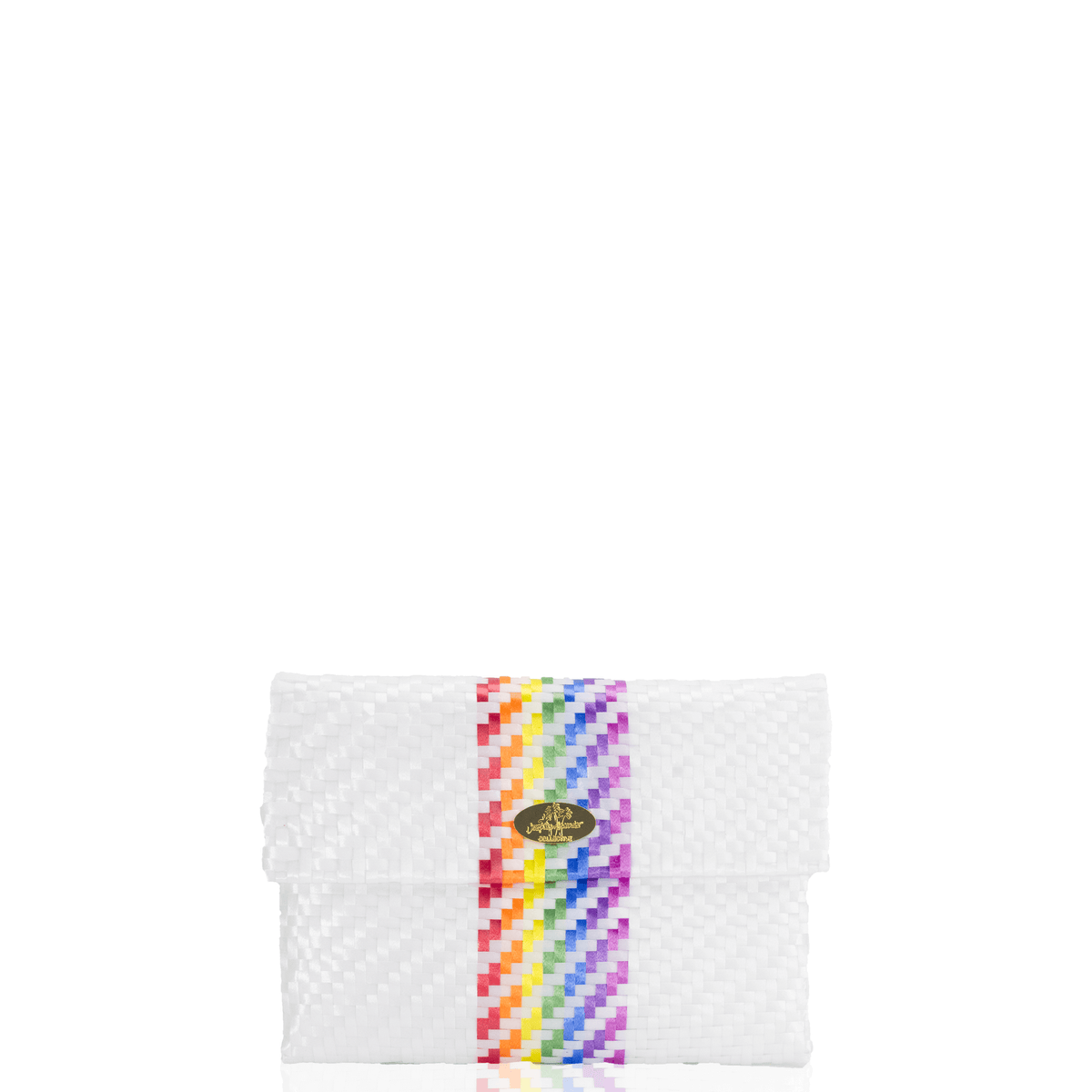 Ashlyn Clutch in Splash of Rainbow - Josephine Alexander Collective