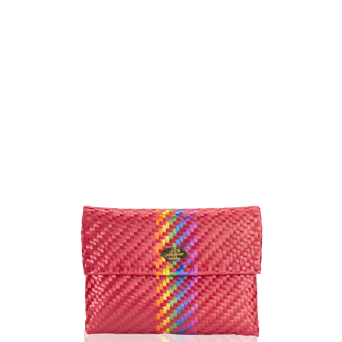 Ashlyn Clutch in Splash of Rainbow - Josephine Alexander Collective