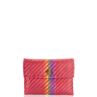 Ashlyn Clutch in Splash of Rainbow - Josephine Alexander Collective