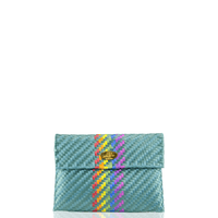 Ashlyn Clutch in Splash of Rainbow - Josephine Alexander Collective