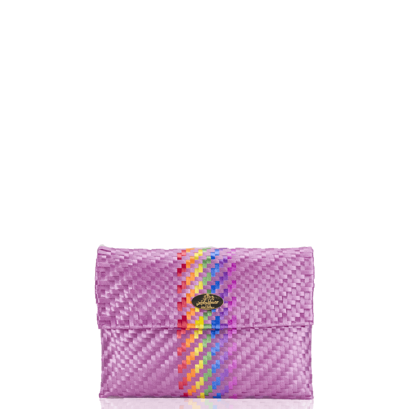 Ashlyn Clutch in Splash of Rainbow - Josephine Alexander Collective