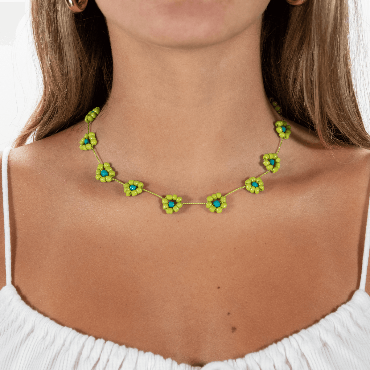 Large Daisy Chain Necklace (More Colors Available) - Josephine Alexander Collective