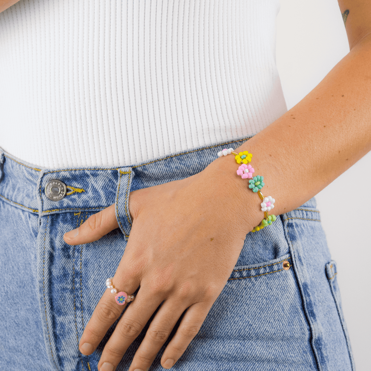 Daisy Fields Bracelet (More Colors Available) - Josephine Alexander Collective