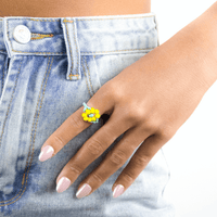 Large Daisy Ring (More Colors Available) - Josephine Alexander Collective