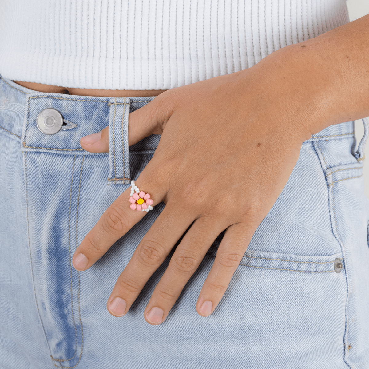 Large Daisy Ring (More Colors Available) - Josephine Alexander Collective