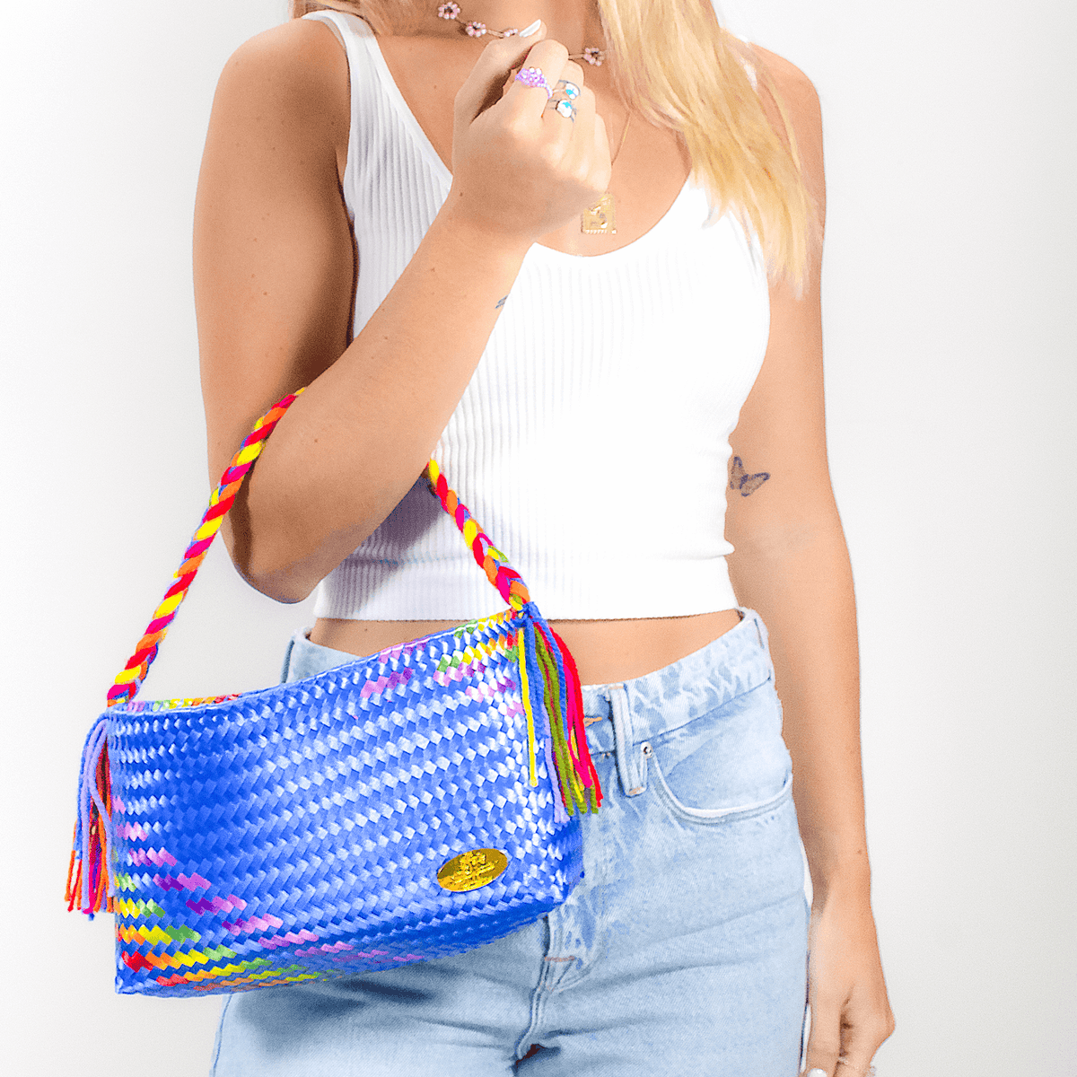 The Mel Handbag in Splash of Rainbow (More Colors Available) - Josephine Alexander Collective