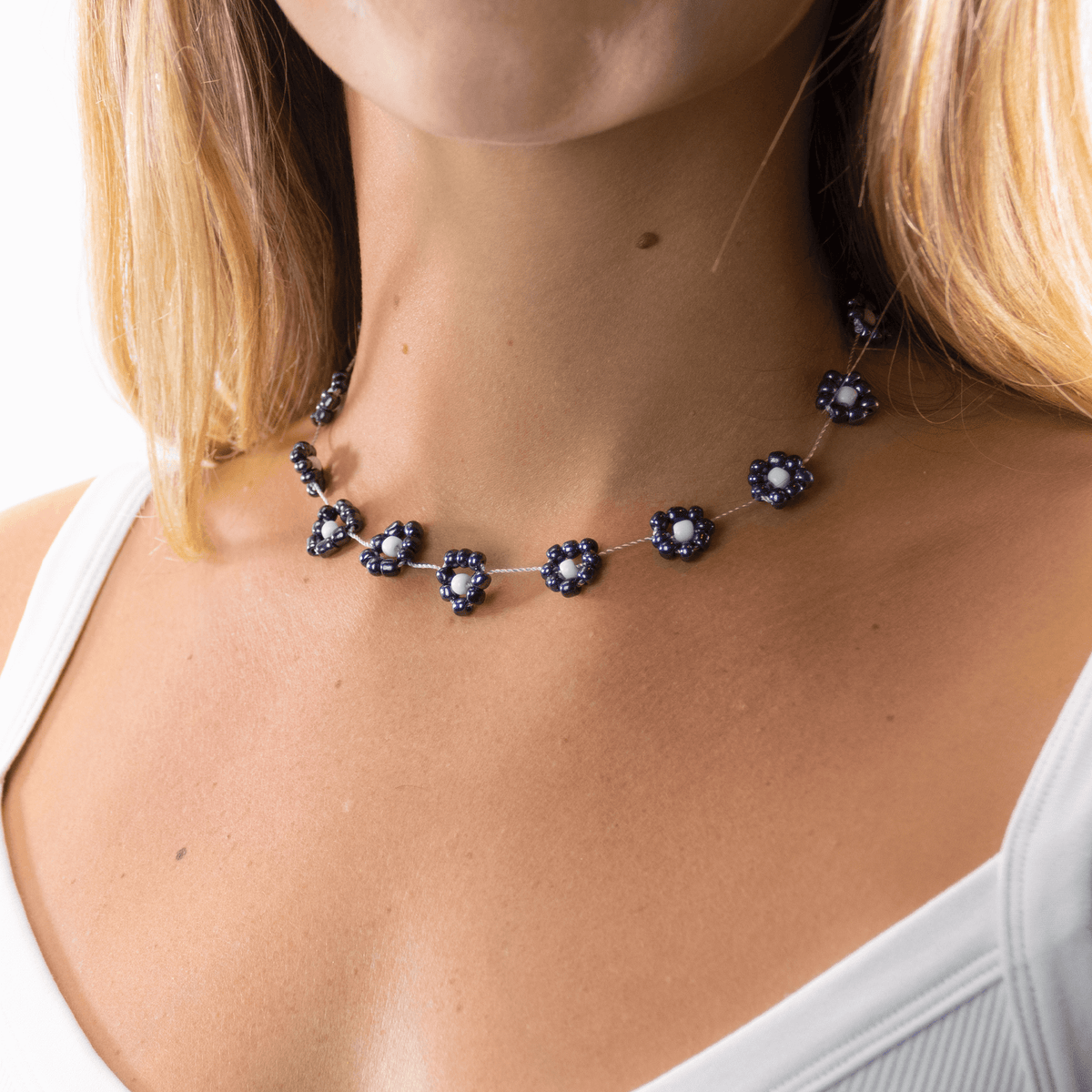 Large Daisy Chain Necklace (More Colors Available) - Josephine Alexander Collective