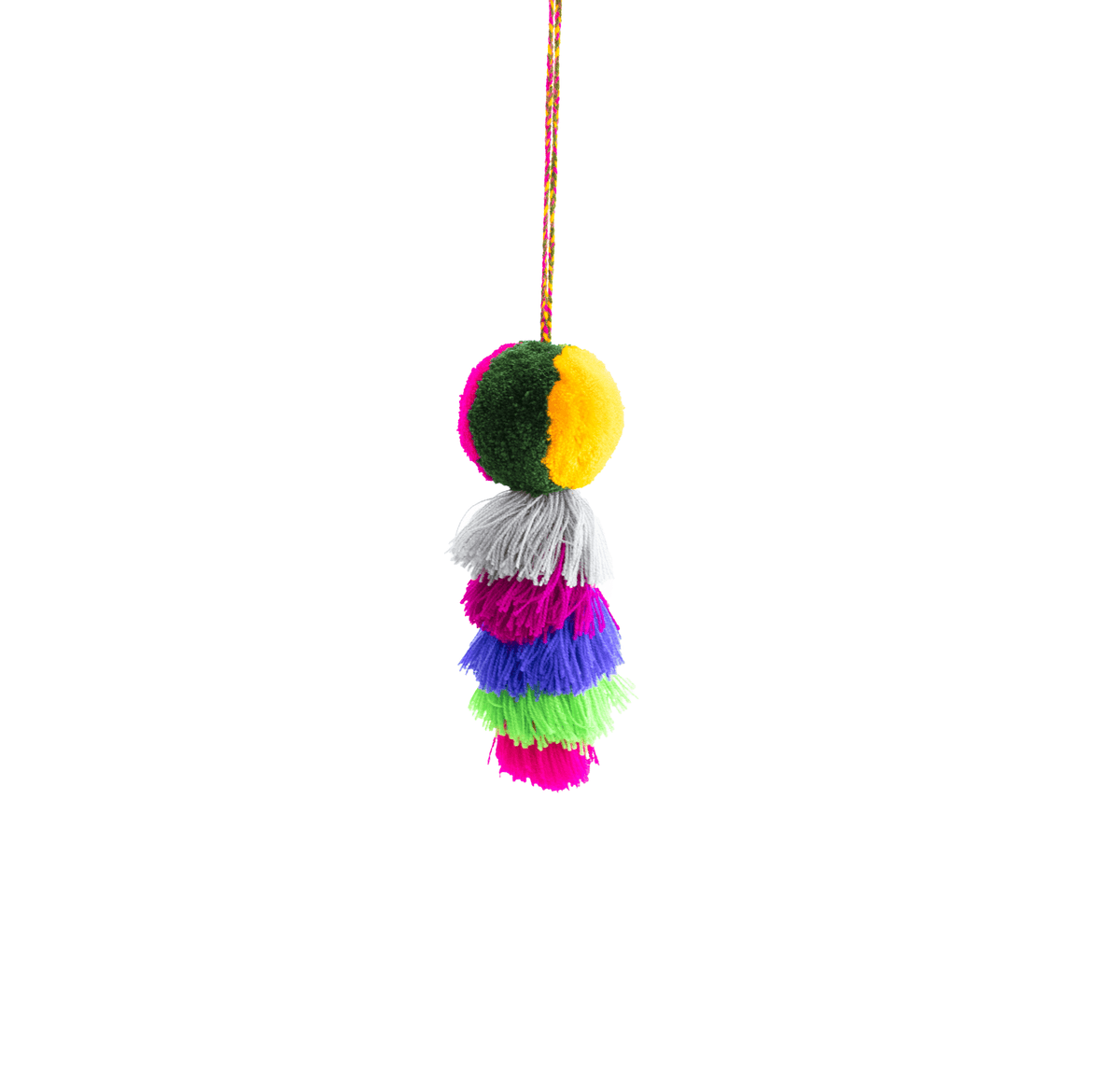 Large Pom Tassel - Rainbow- (More Colors Available) - Josephine Alexander Collective