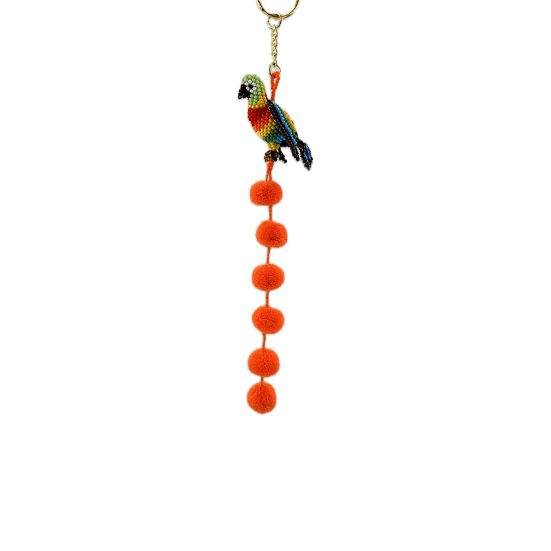 Parrot Flair Keychain - Josephine Alexander Collective