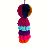 Large Pom Tassel - Rainbow- (More Colors Available) - Josephine Alexander Collective