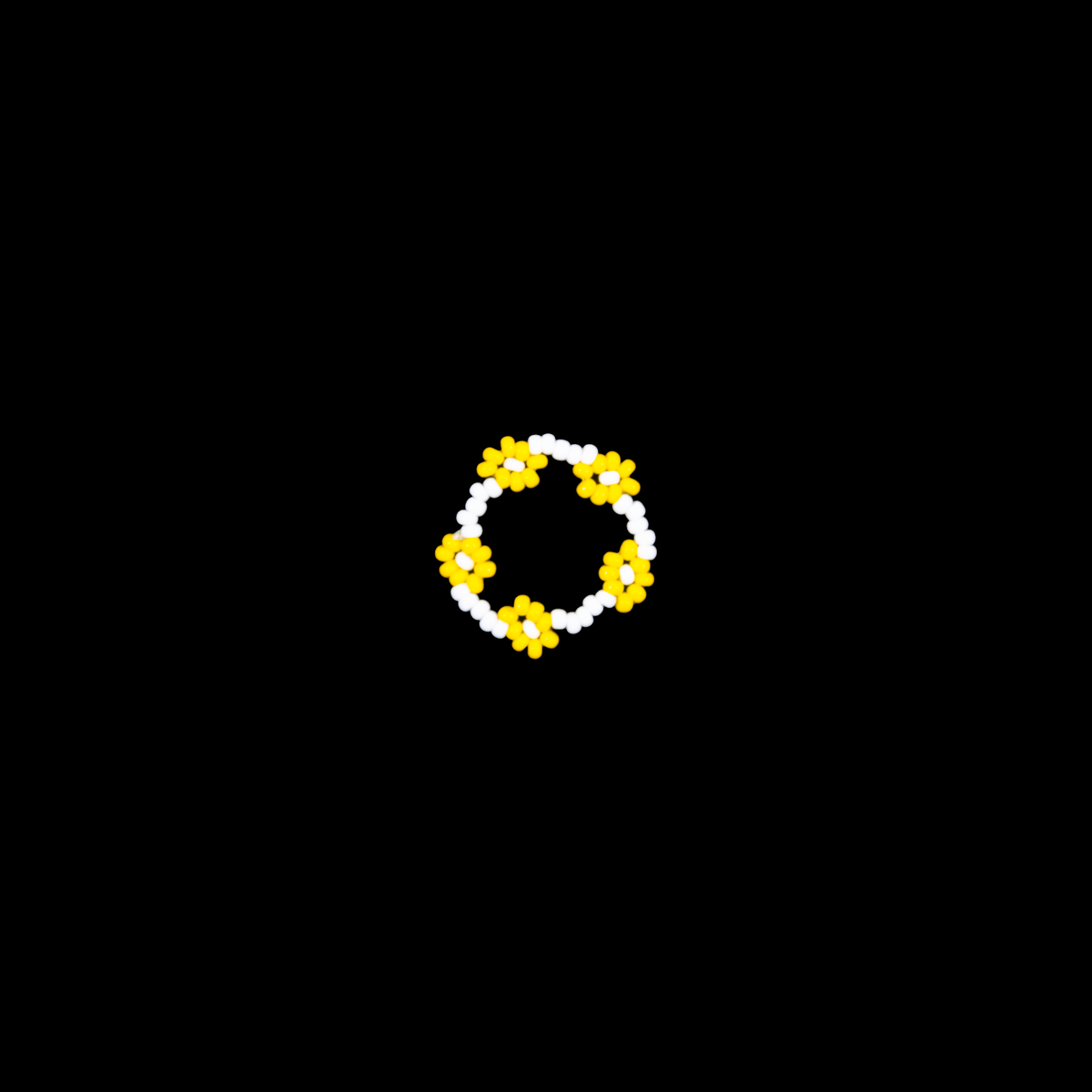 Beaded Daisy Ring - Josephine Alexander Collective