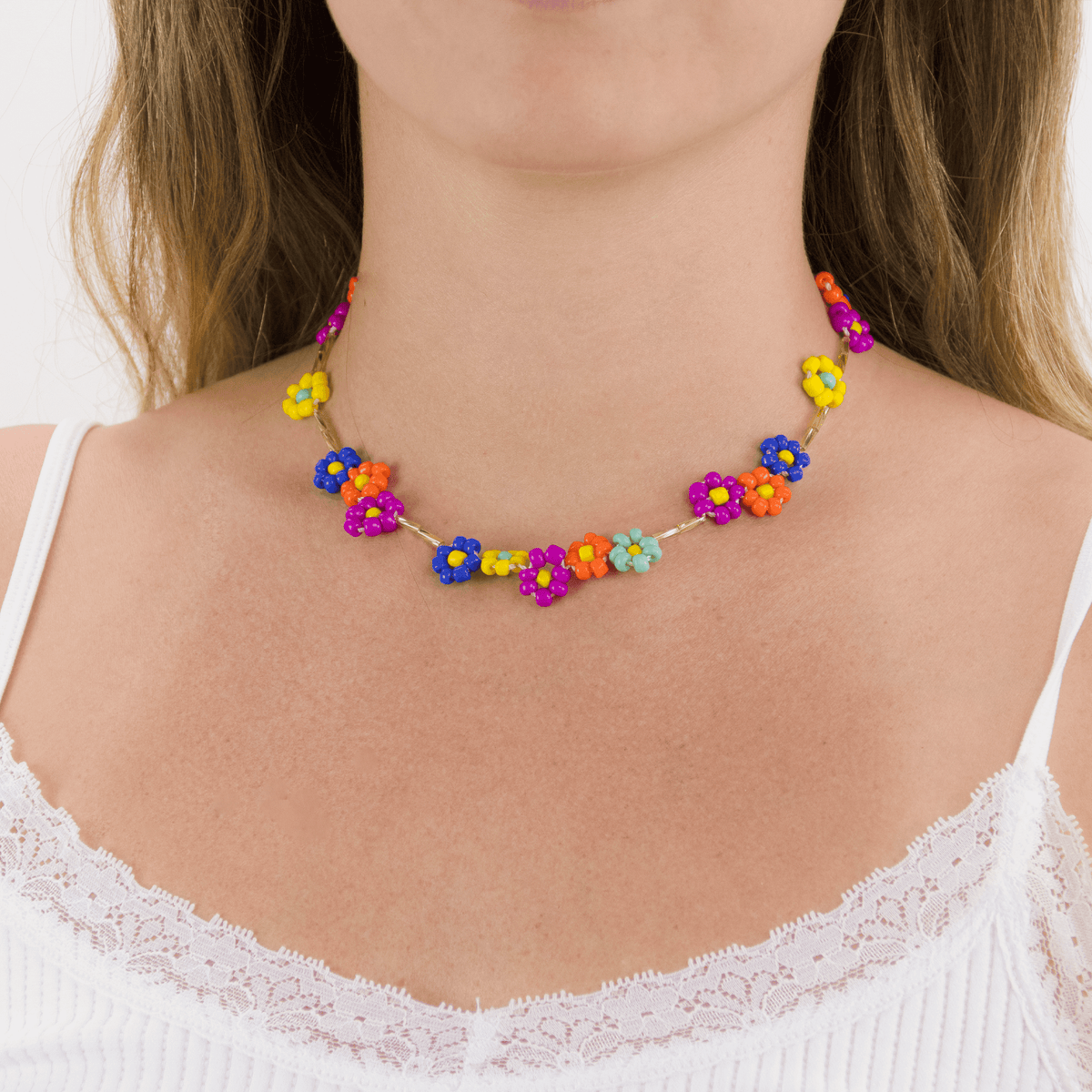 Daisy Fields Necklace (More Colors Available) - Josephine Alexander Collective