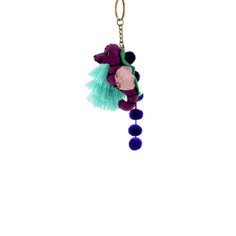 Seahorse Flair Keychain - Josephine Alexander Collective