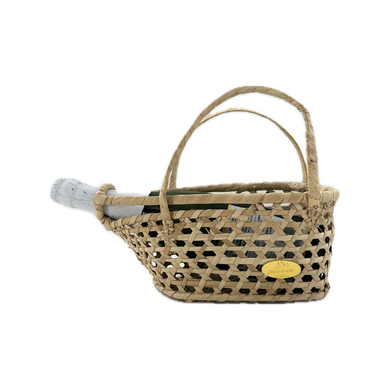 Straw Wine Basket - Josephine Alexander Collective