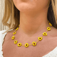 Large Daisy Chain Necklace (More Colors Available) - Josephine Alexander Collective