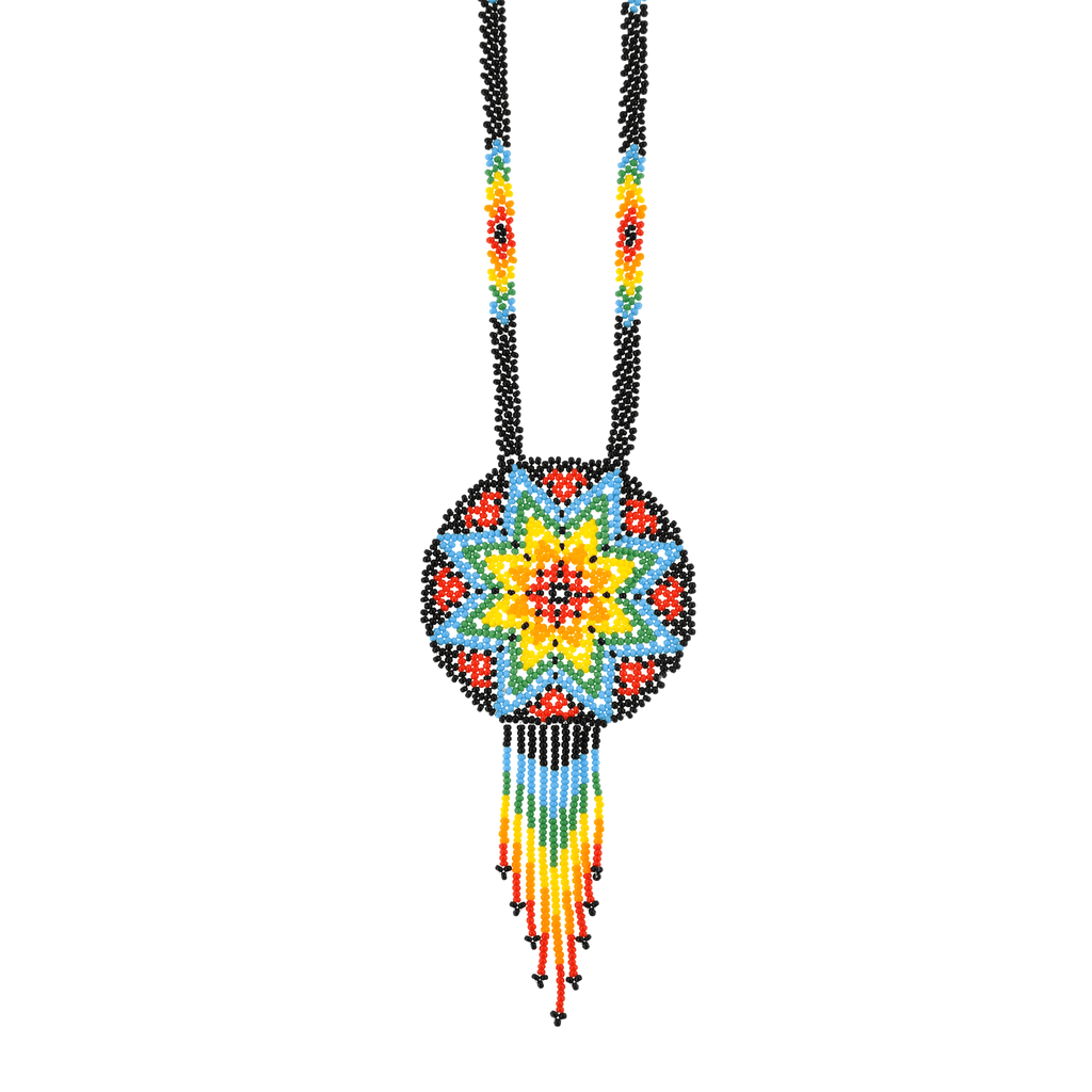 Beaded Estrella Necklace in Blood Moon - Josephine Alexander Collective