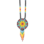 Beaded Estrella Necklace in Blood Moon - Josephine Alexander Collective
