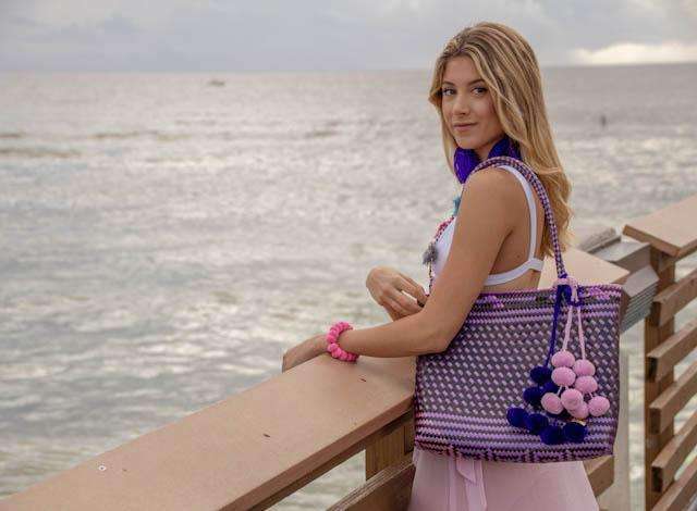 Cusco Double Pom Strand in Bubble Gum - Josephine Alexander Collective