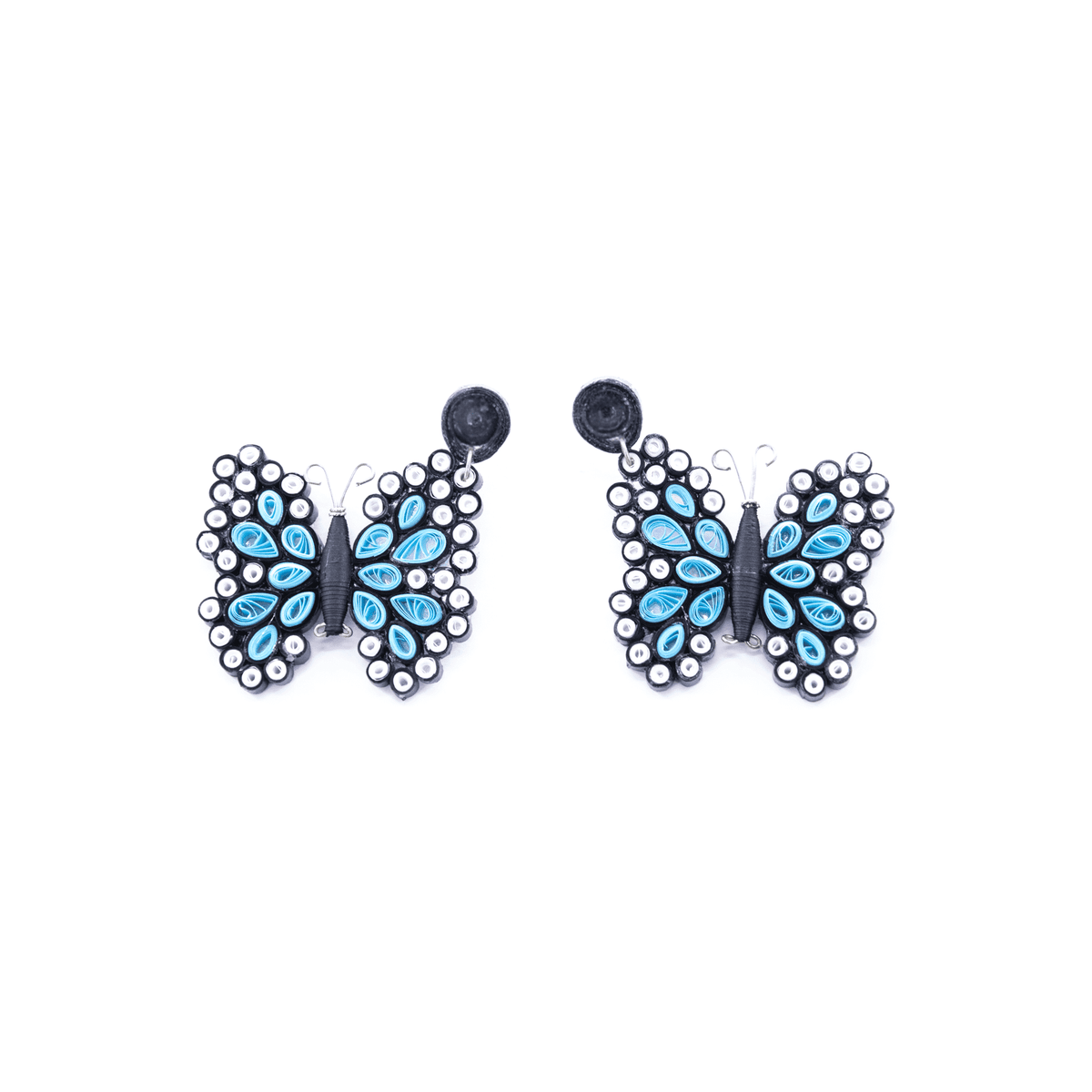 Quilled Butterfly Earrings (More Colors Available) - Josephine Alexander Collective