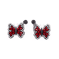 Quilled Butterfly Earrings (More Colors Available) - Josephine Alexander Collective