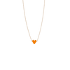 Spread the Love Necklace - Amber Heart - Josephine Alexander Collective