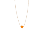 Spread the Love Necklace - Amber Heart - Josephine Alexander Collective