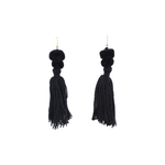Alexandra Double Pom Tassel Earrings (More Colors Available) - Josephine Alexander Collective