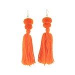 Alexandra Double Pom Tassel Earrings (More Colors Available) - Josephine Alexander Collective