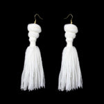 Alexandra Double Pom Tassel Earrings (More Colors Available) - Josephine Alexander Collective