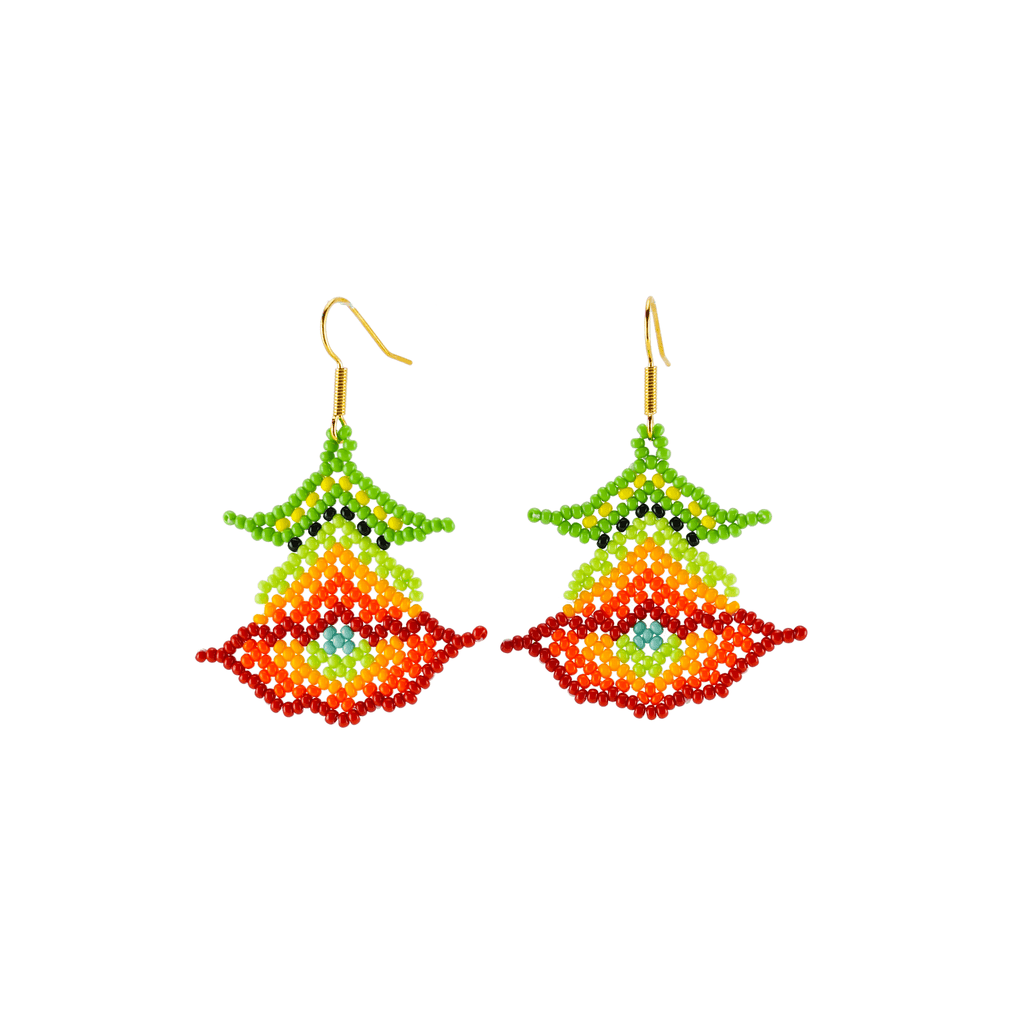Amazon Earrings in Red - Josephine Alexander Collective