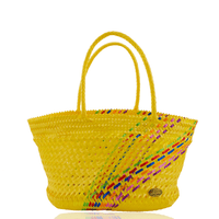 Amelia Basket Bag in Splash of Rainbow (More Colors Available) - Josephine Alexander Collective