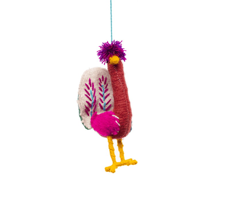Animal Pom- Ostrich Pom - Josephine Alexander Collective