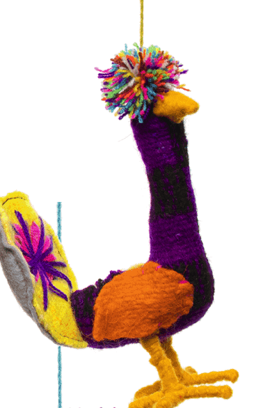 Animal Pom- Ostrich Pom - Josephine Alexander Collective