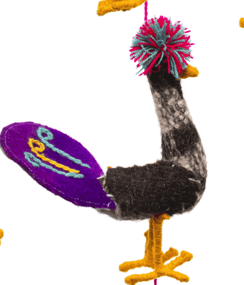 Animal Pom- Ostrich Pom - Josephine Alexander Collective