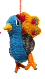 Animal Pom- Peacock Pom - Josephine Alexander Collective