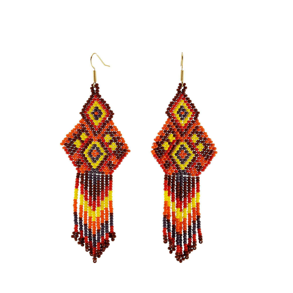 Aztec Earrings in Harvest - Josephine Alexander Collective