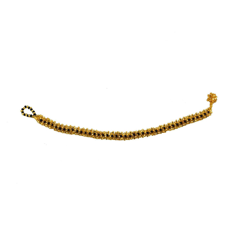 Beaded Chain Bracelet in Gold - Josephine Alexander Collective