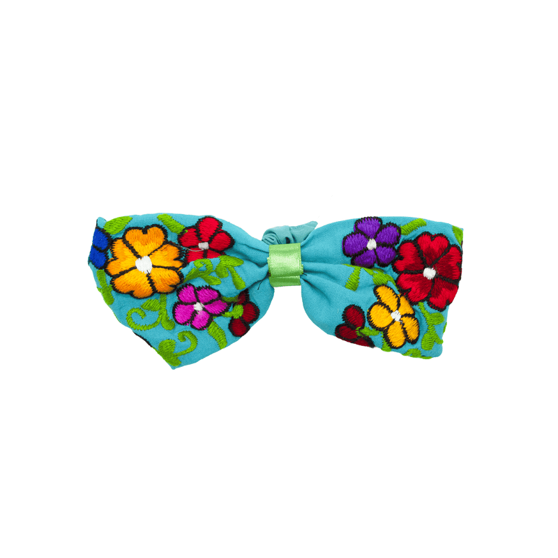 Bow Headband Blue Flowers - Josephine Alexander Collective