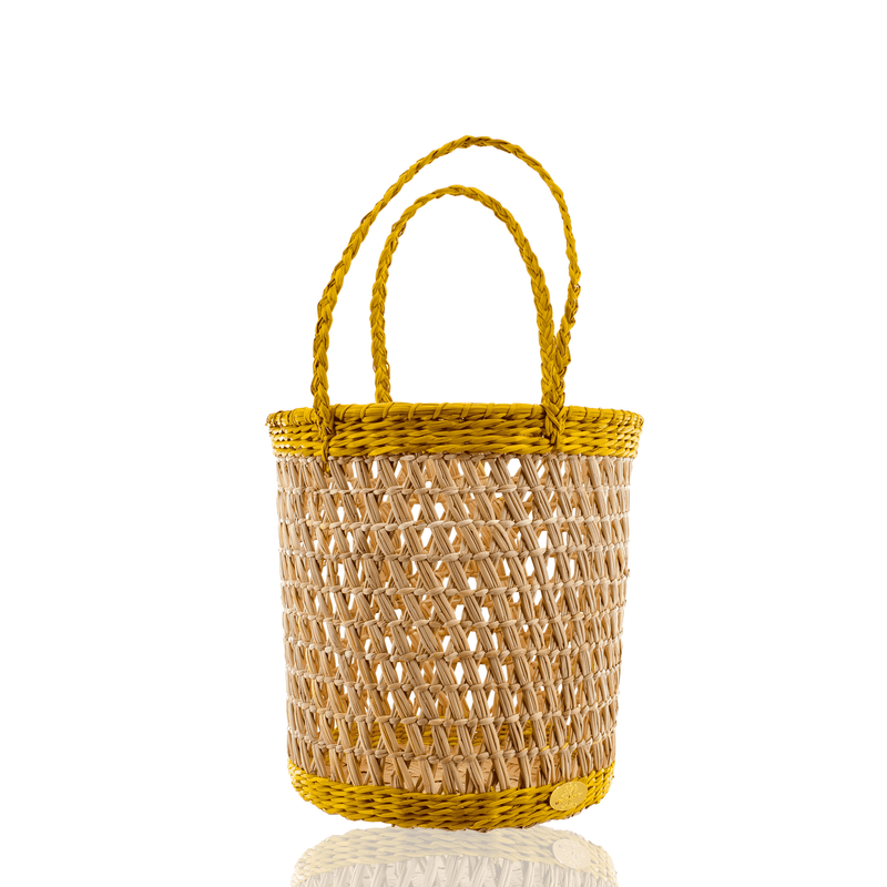 Canasta Straw Bucket (More Colors Available) - Josephine Alexander Collective