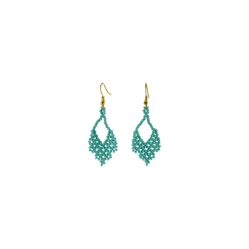 Chiapas Earrings in Turquoise - Josephine Alexander Collective