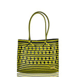 Chila Woven Bag in Black and Yellow - Josephine Alexander Collective