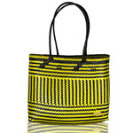Chila Woven Bag in Black and Yellow - Josephine Alexander Collective
