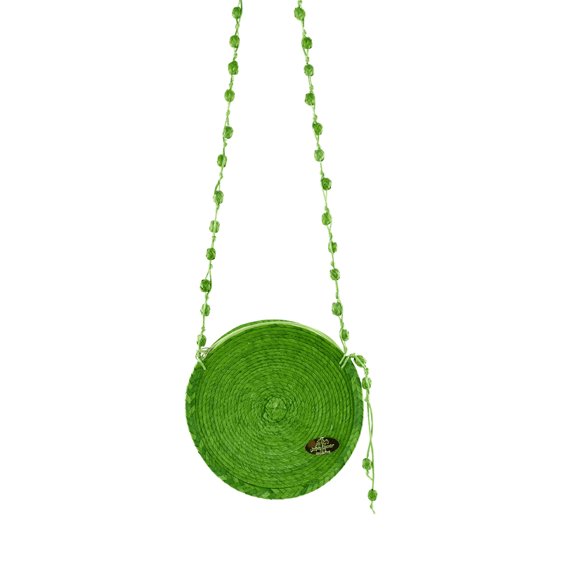 Diana Straw Bag in Green - Josephine Alexander Collective