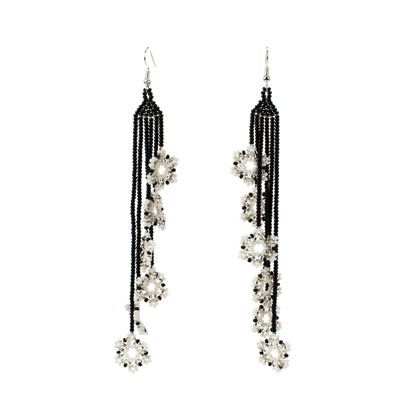 Double Ivy Earrings in Icicle - Josephine Alexander Collective