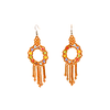 Dreamer Earrings in Metallic Orange Rainbow - Josephine Alexander Collective