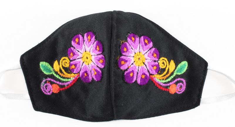 Feli Masks - Black Flowers - Josephine Alexander Collective