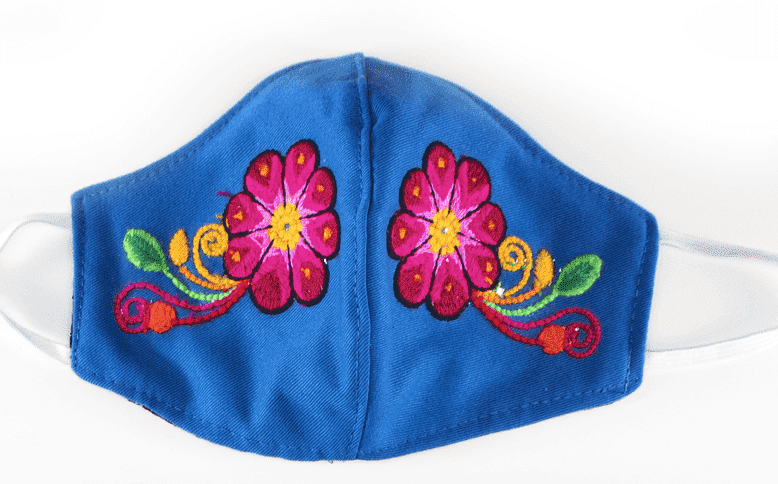 Feli Masks - Blue Flowers - Josephine Alexander Collective